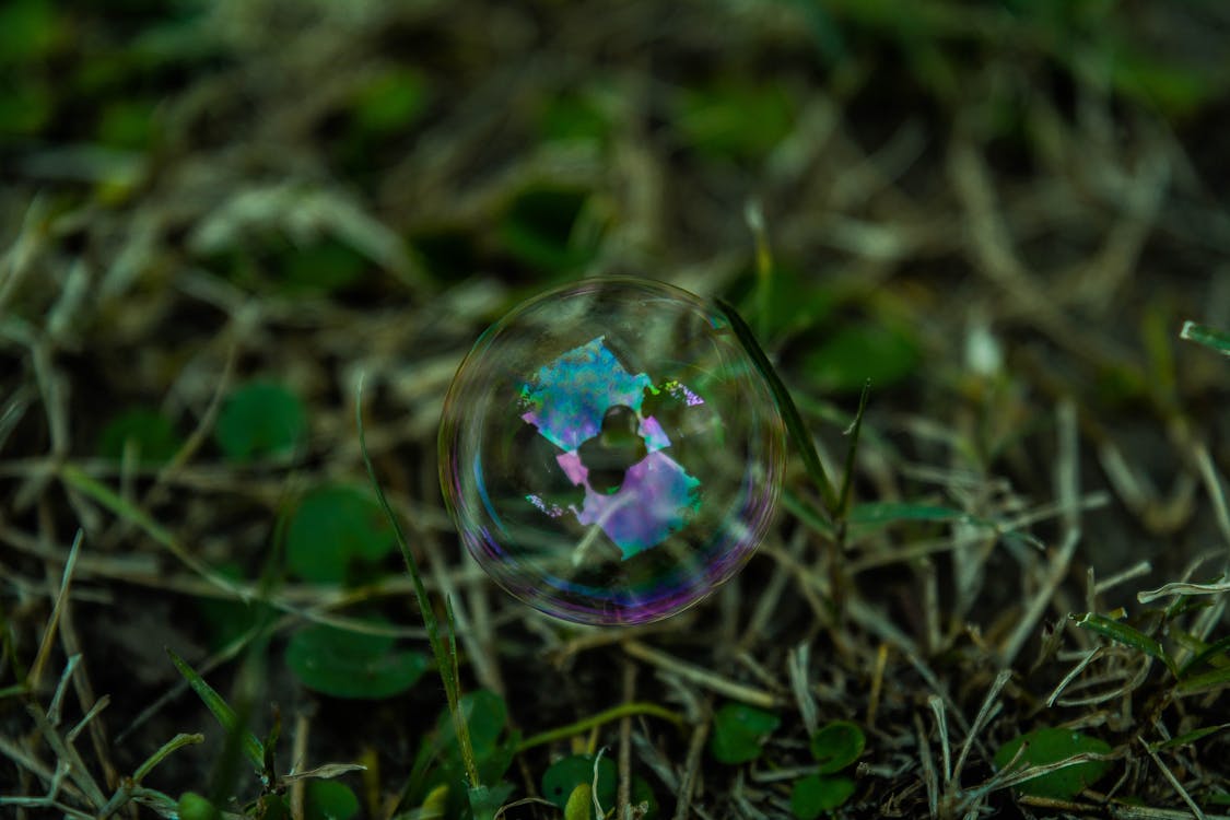 Free Selective Focus Photography or Iridescent Bubble Stock Photo