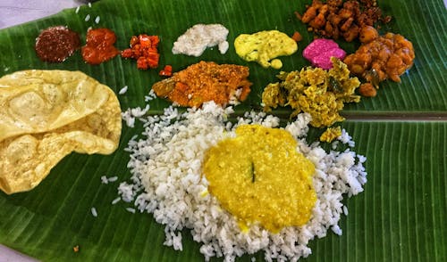 sadhya, 亞洲食品, 传统食物 的 免费素材图片