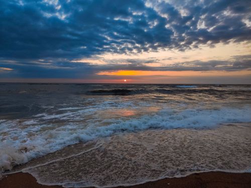 Free Sunset at the Beach Stock Photo