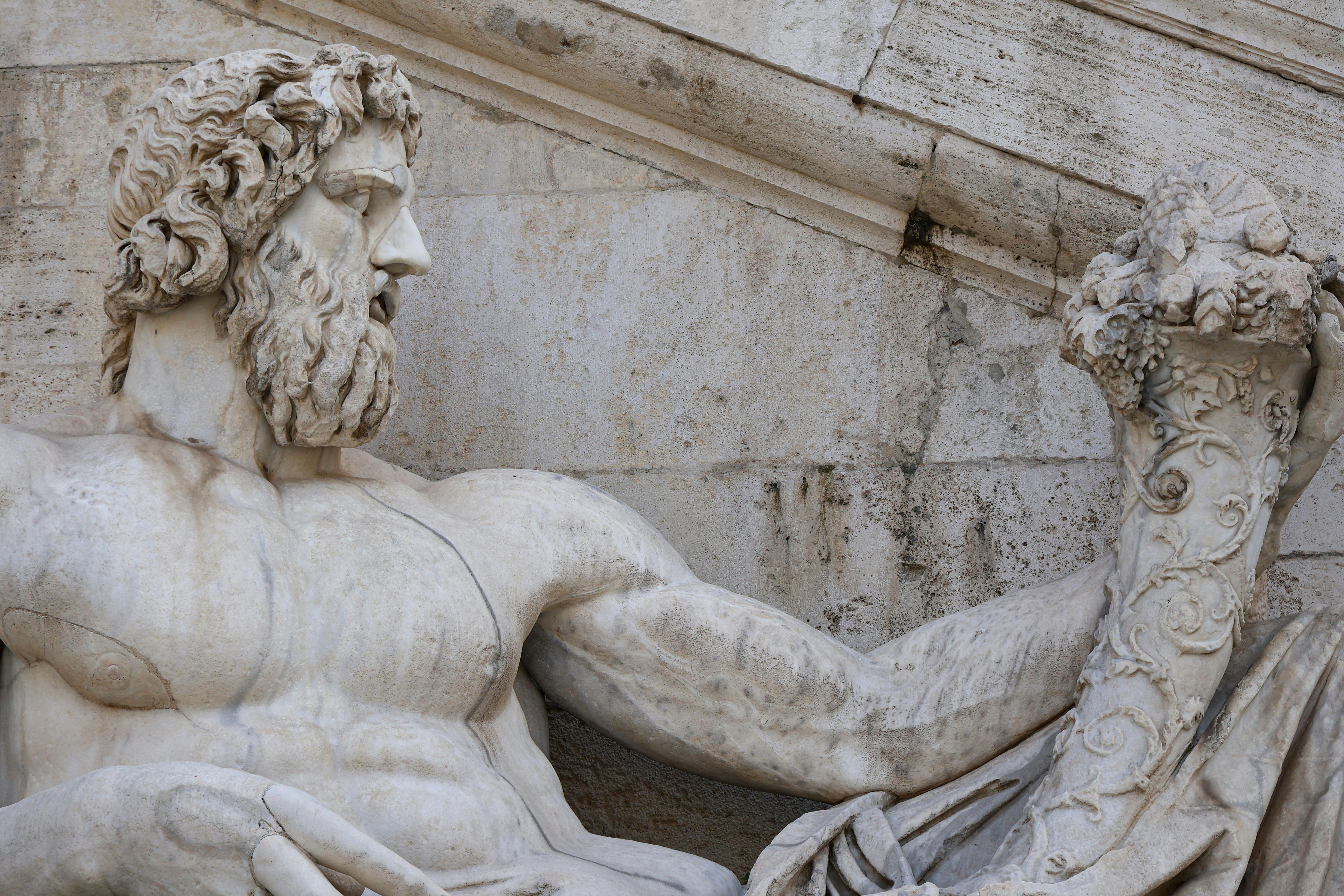 Gratuit Statue Divine à Rome Photos