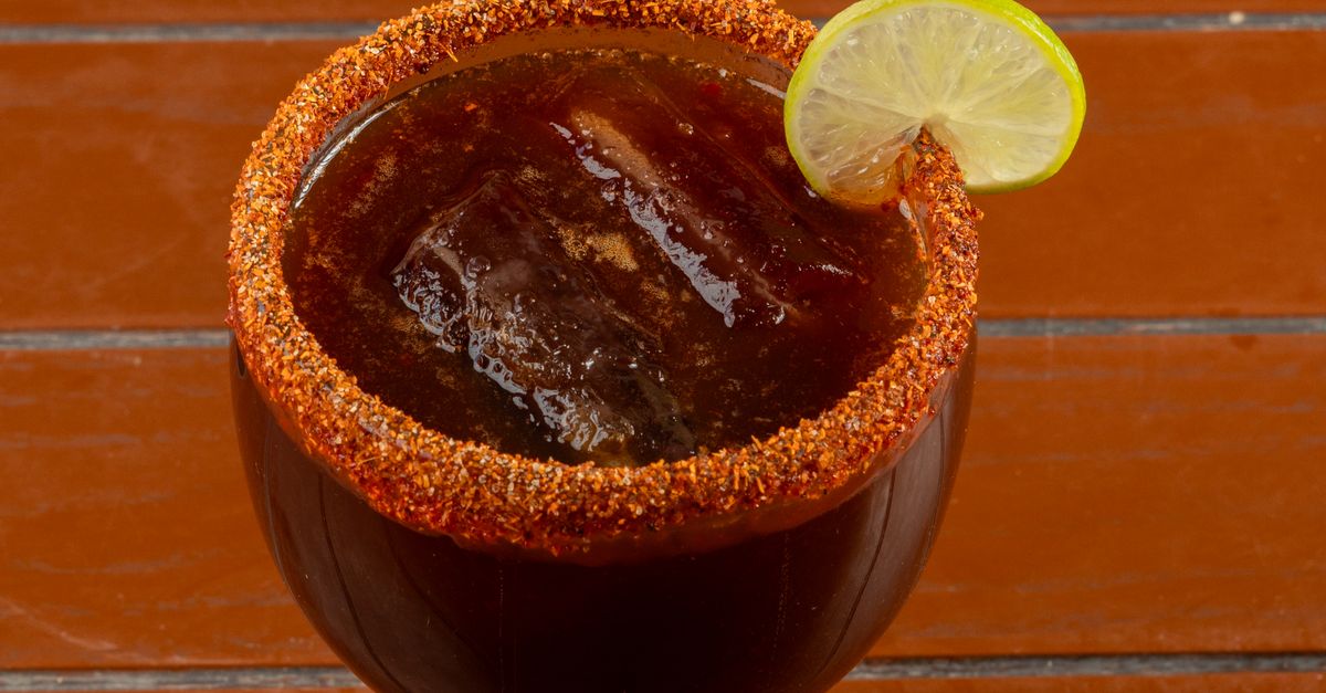 Chili Rim Modelo Close-Up of Refreshing Chili Rimmed Michelada · Free Stock Photo