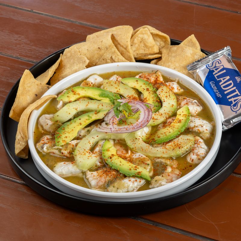 Mexican Shrimp Ceviche Rice Bowl
