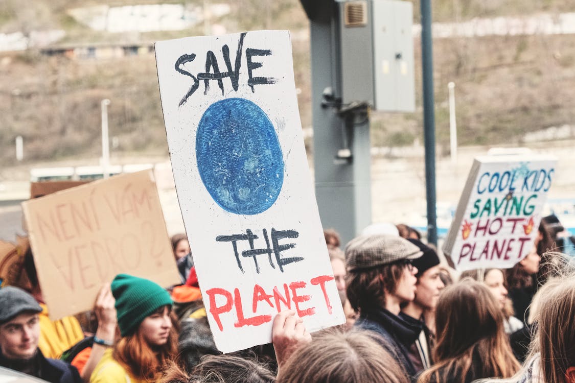 Free Save The Planet Signage Stock Photo