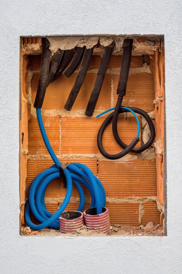 Installation électrique avant rénovation à Le Passage