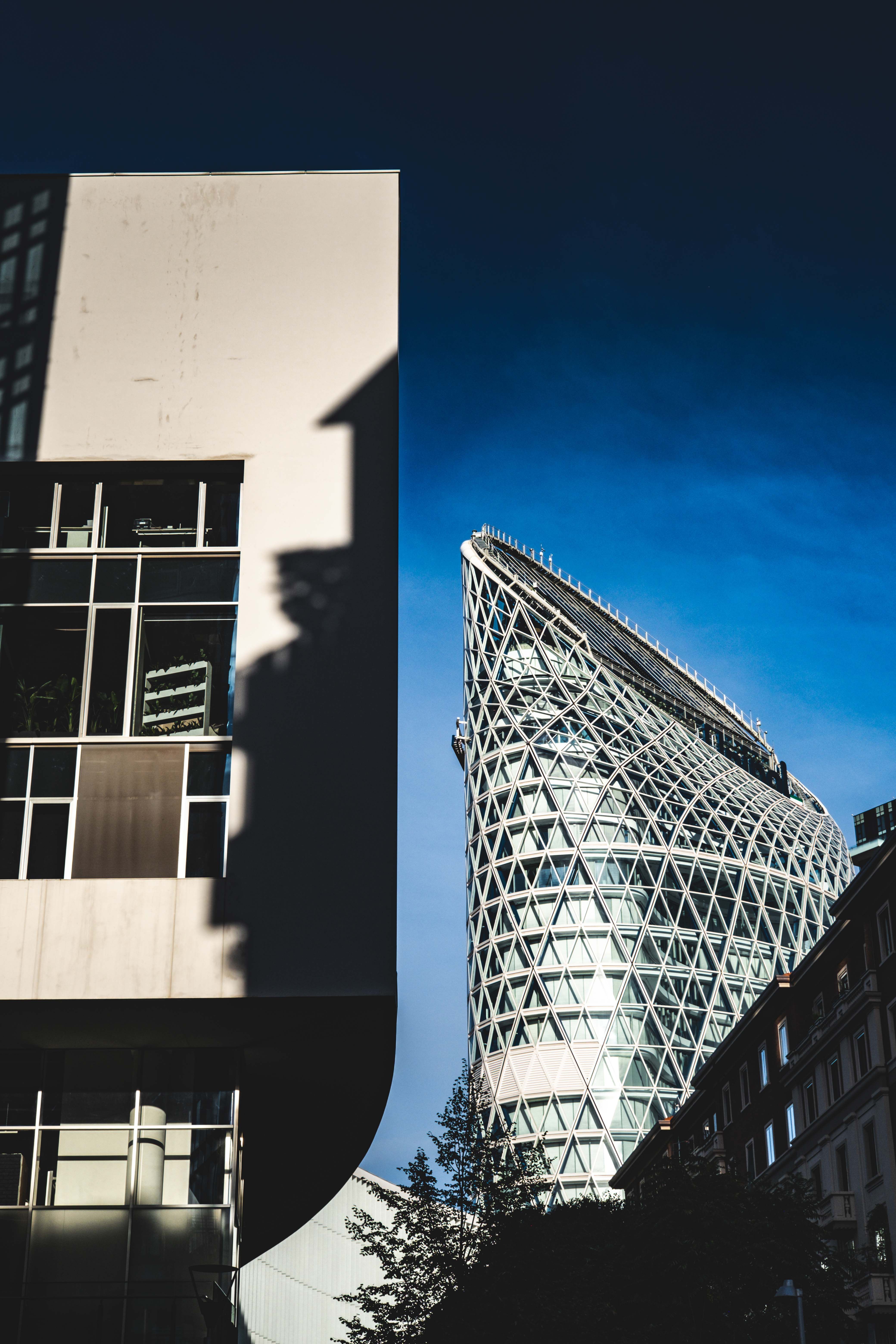Modern Architectural Buildings in Urban Setting · Free Stock Photo