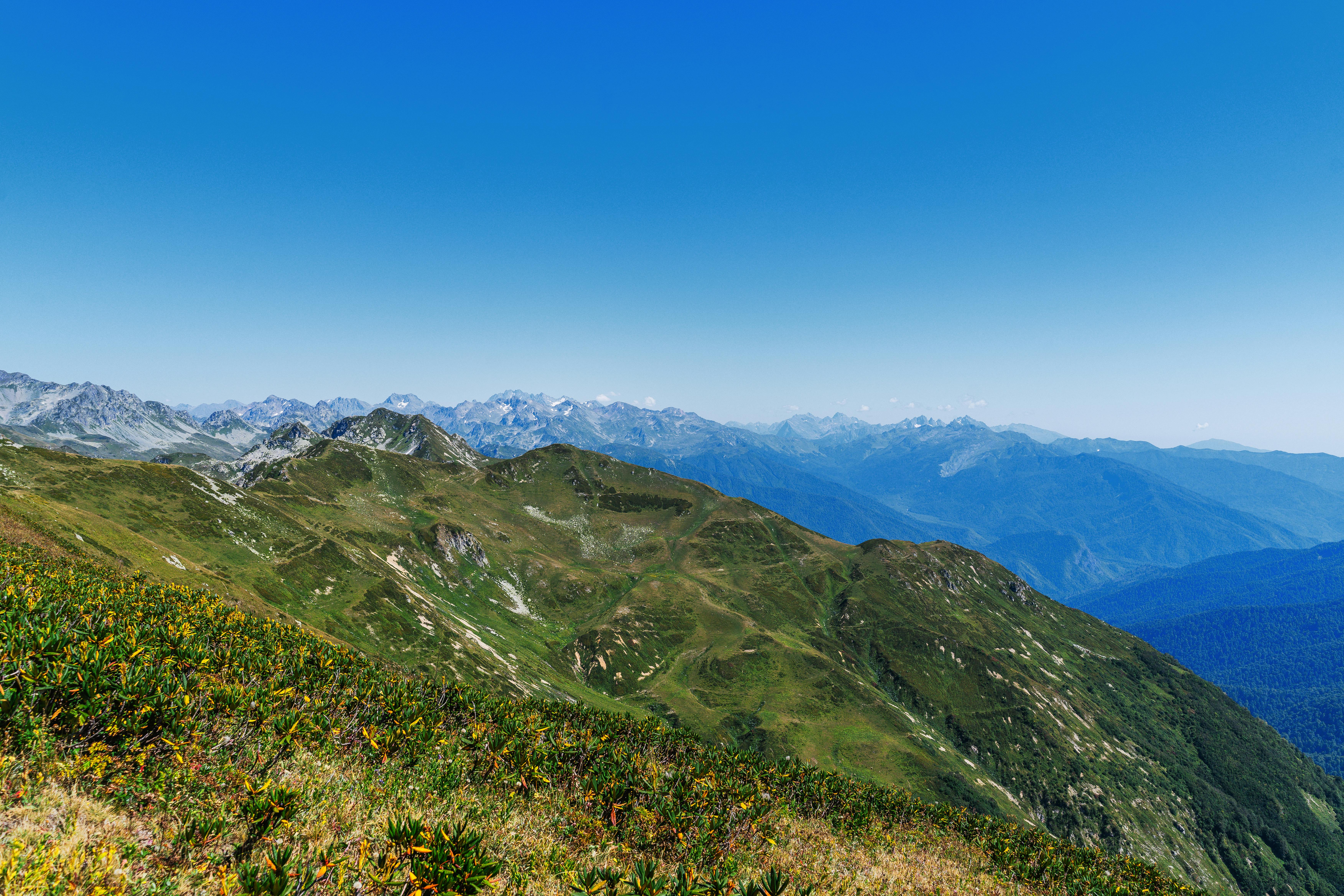 Panoramic View of Mountains · Free Stock Photo