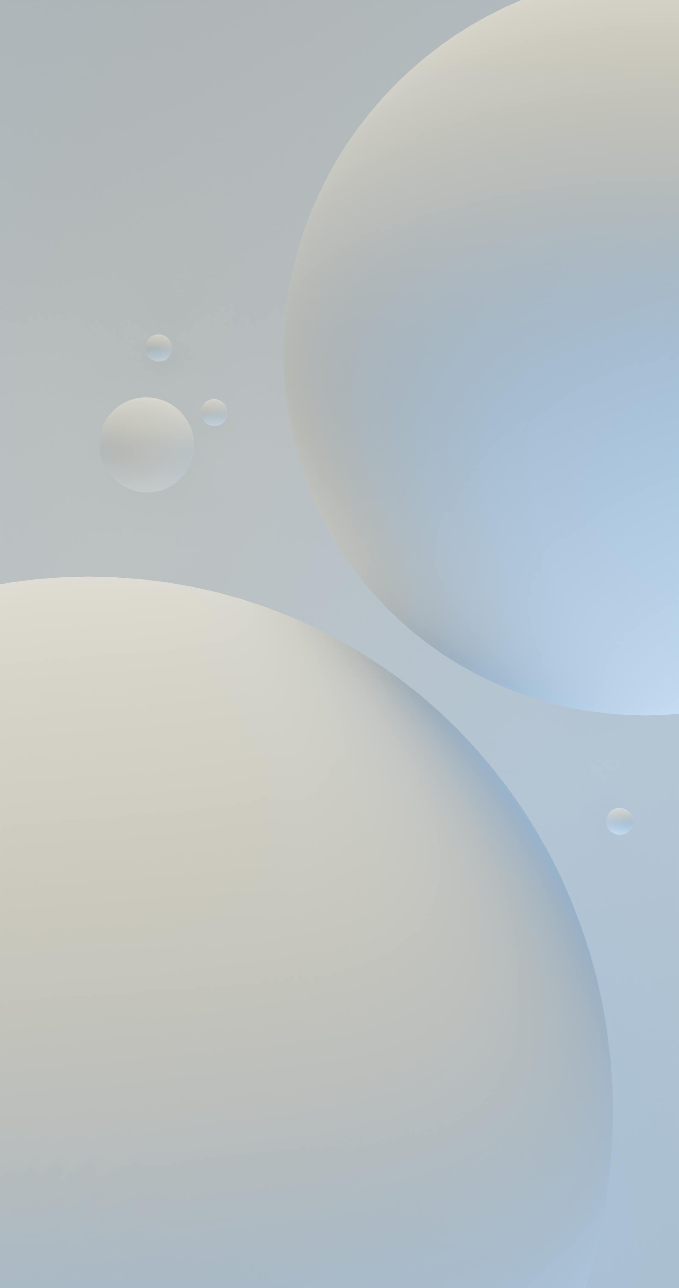 Abstract Minimalist Bubble Design with Soft Hues