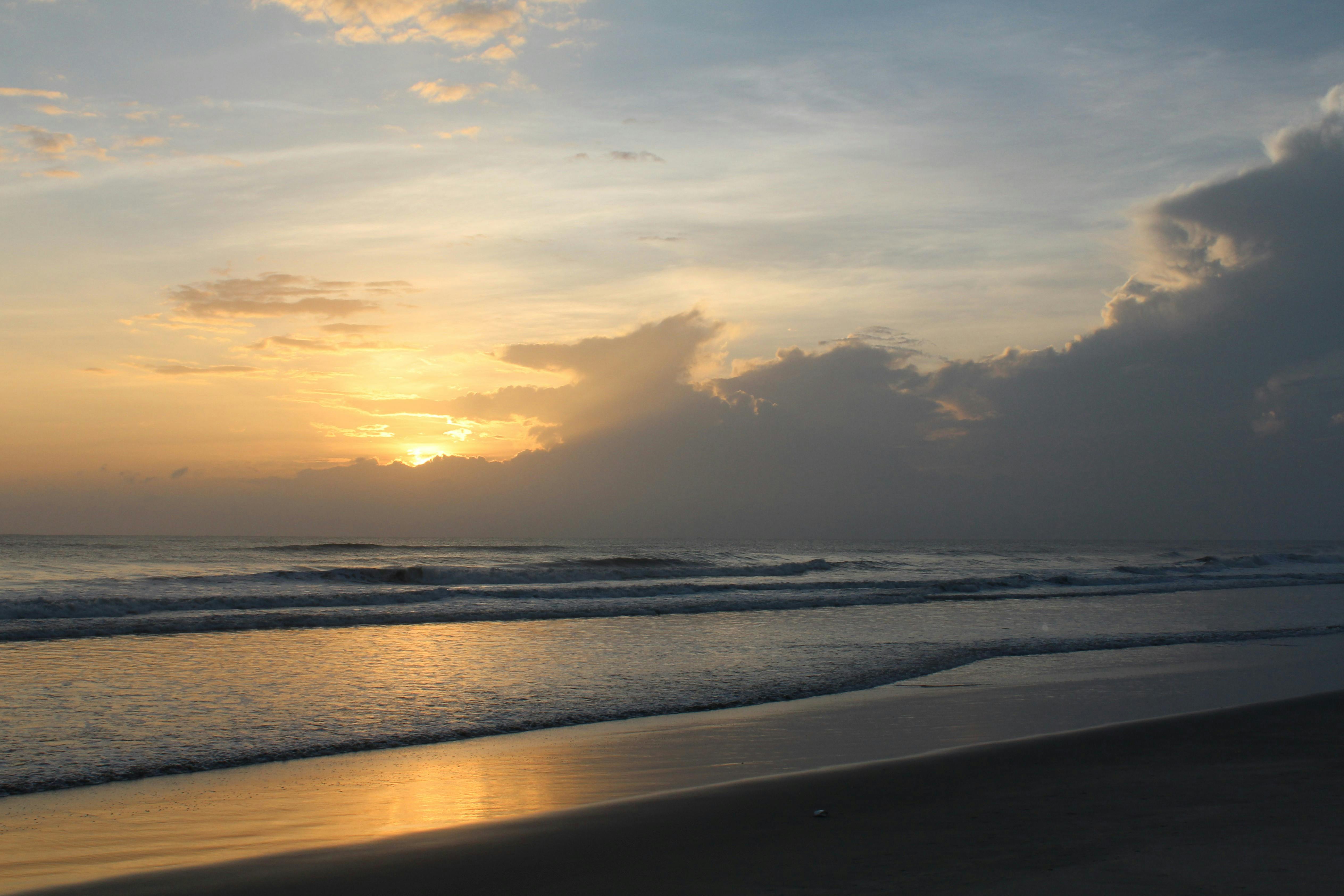 Free stock photo of beach ocean sunrise 