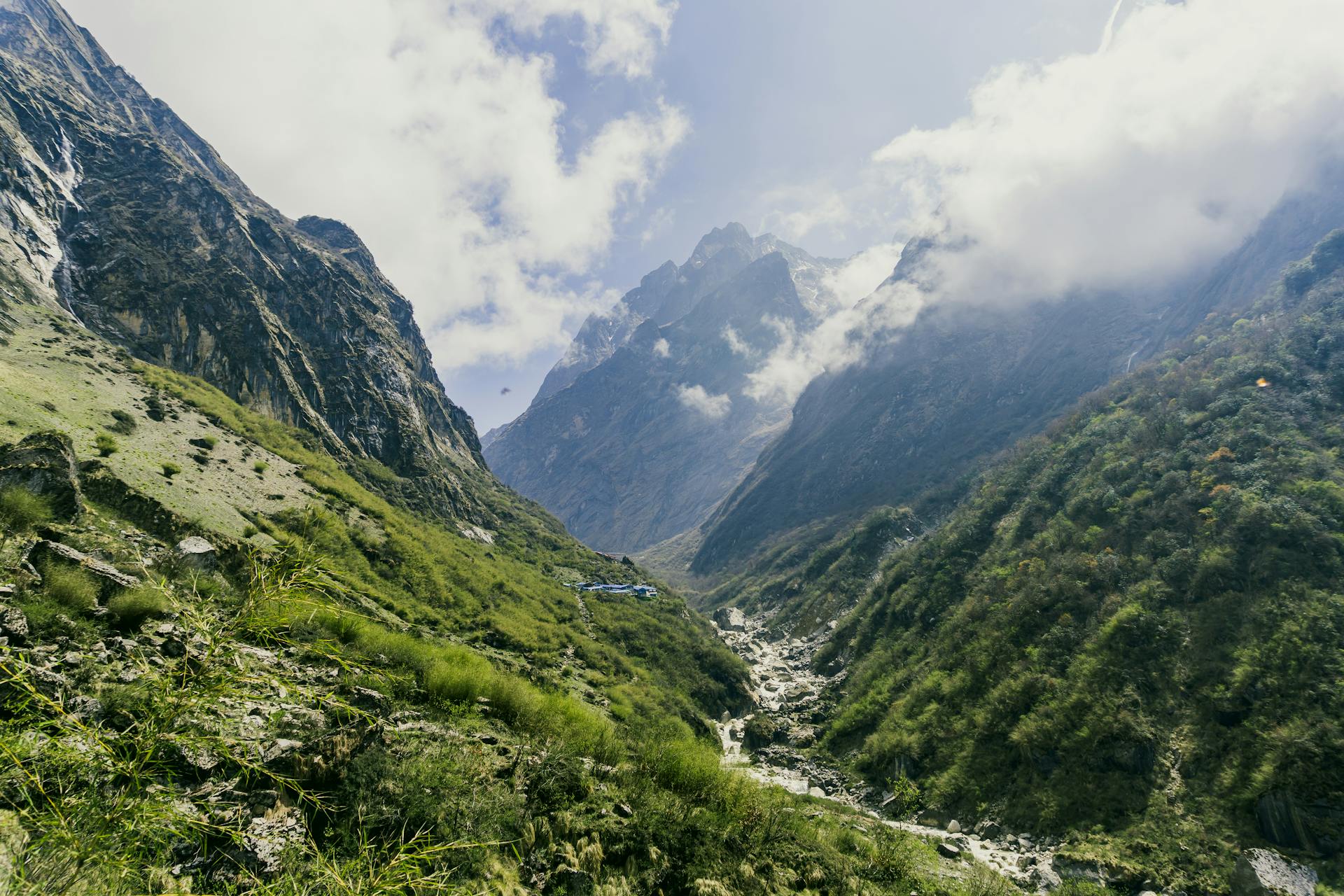 Stunning View of Annapurna Range in Nepal