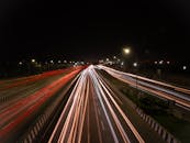 Dynamic Nighttime City Traffic in Delhi