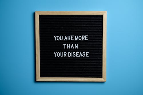 Free You Are More Than Your Disease Text Stock Photo