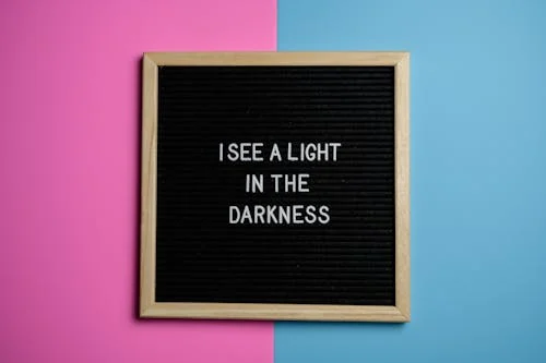 I See a Light in the Darkness Text