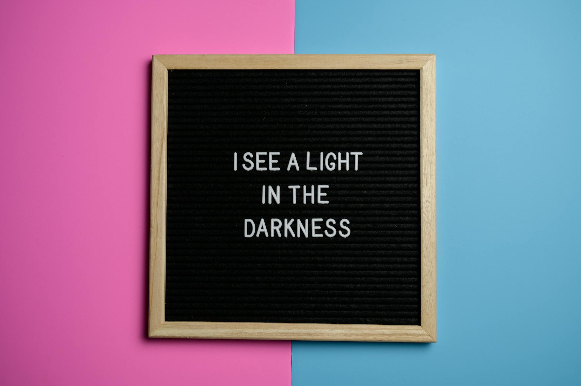 I See a Light in the Darkness Text