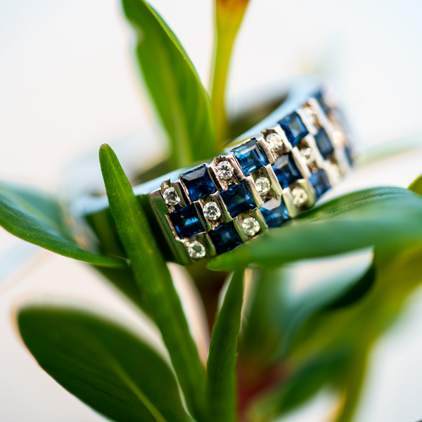 Blue sapphire Neelam diamond ring Jabalpur