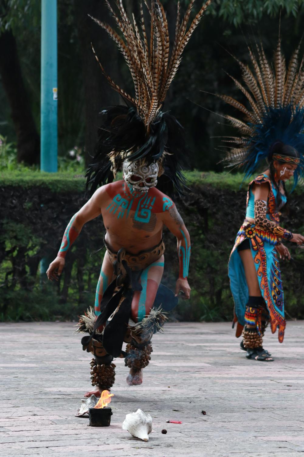 Traditional Aztec Dance Performance in Chapultepec · Free Stock Photo