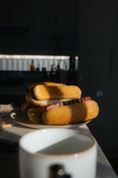 Reduced Fat On Wheat Bun Hot Dog Sandwich