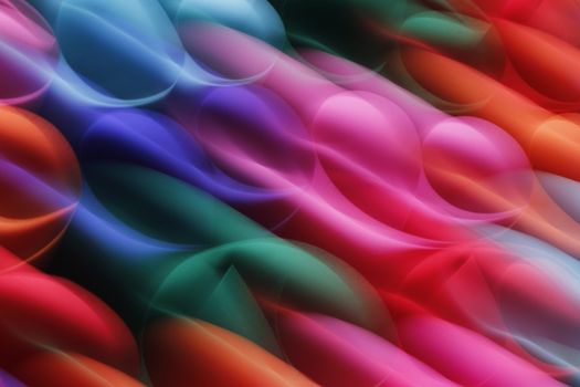 A vibrant abstract image featuring a blend of colorful light patterns and gradients.