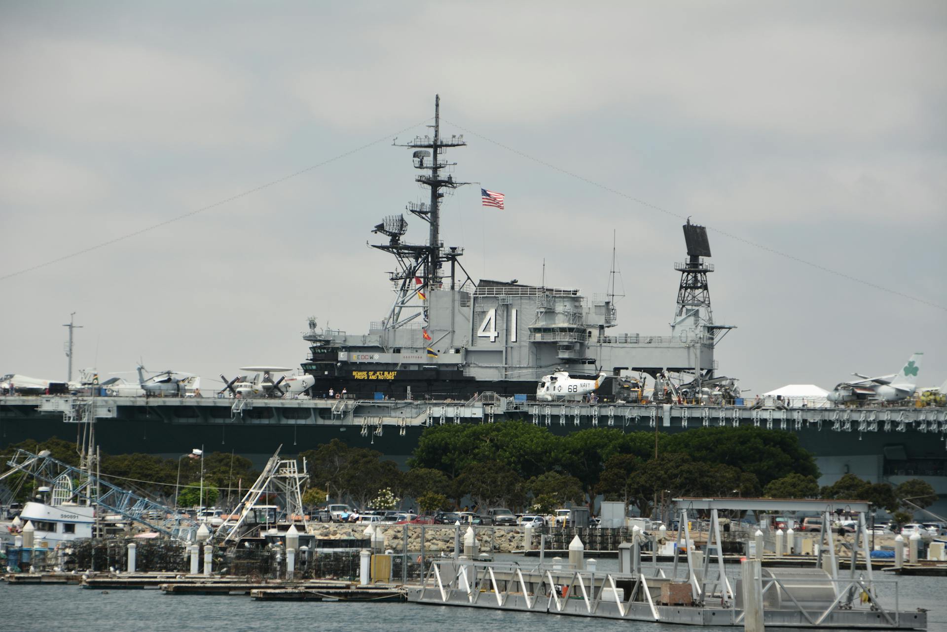 USS Midway Aircraft Carrier Museum in Harbor View