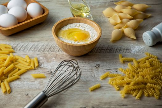 Macaroni Or Pasta Salad With Tuna And Egg