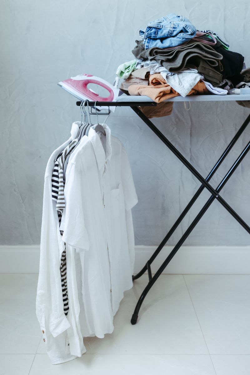 Linge plié et repassé avec soin