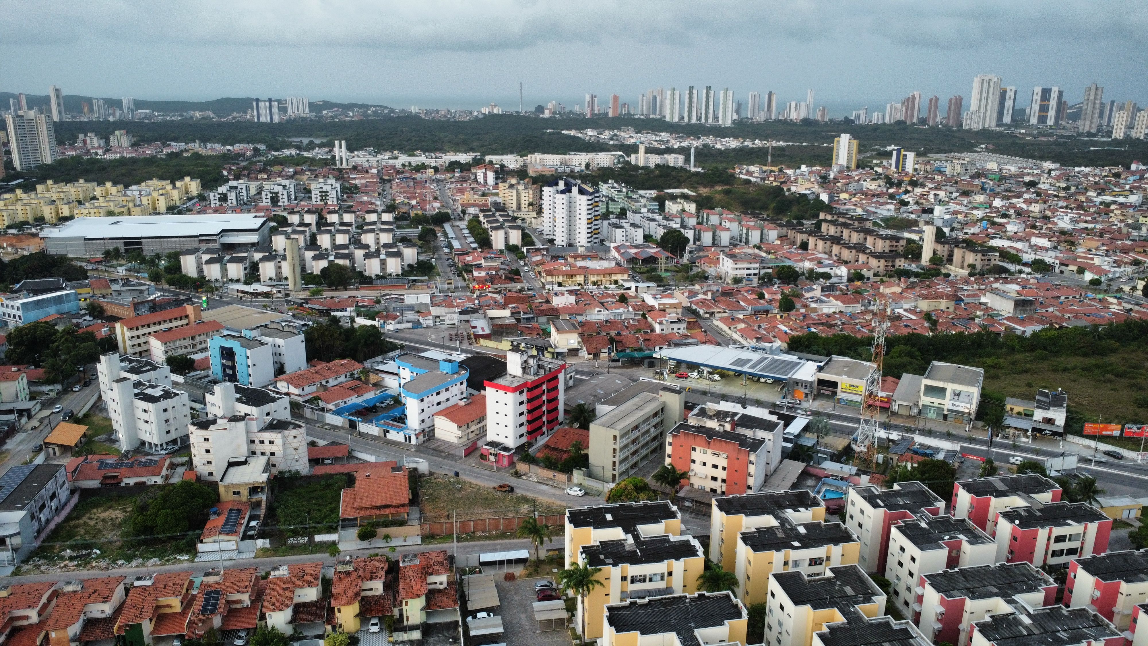Vista Aérea Da Paisagem Urbana De Natal Rn Brasil · Foto profissional ...