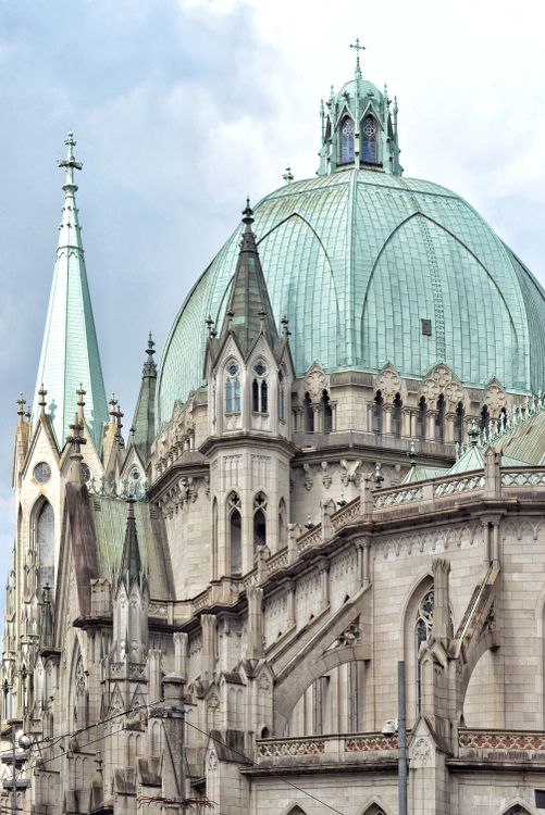 Gothic Architectural Dome And Spires Free Stock Photo gothic-architectural-dome-and-spires-free-stock-photo