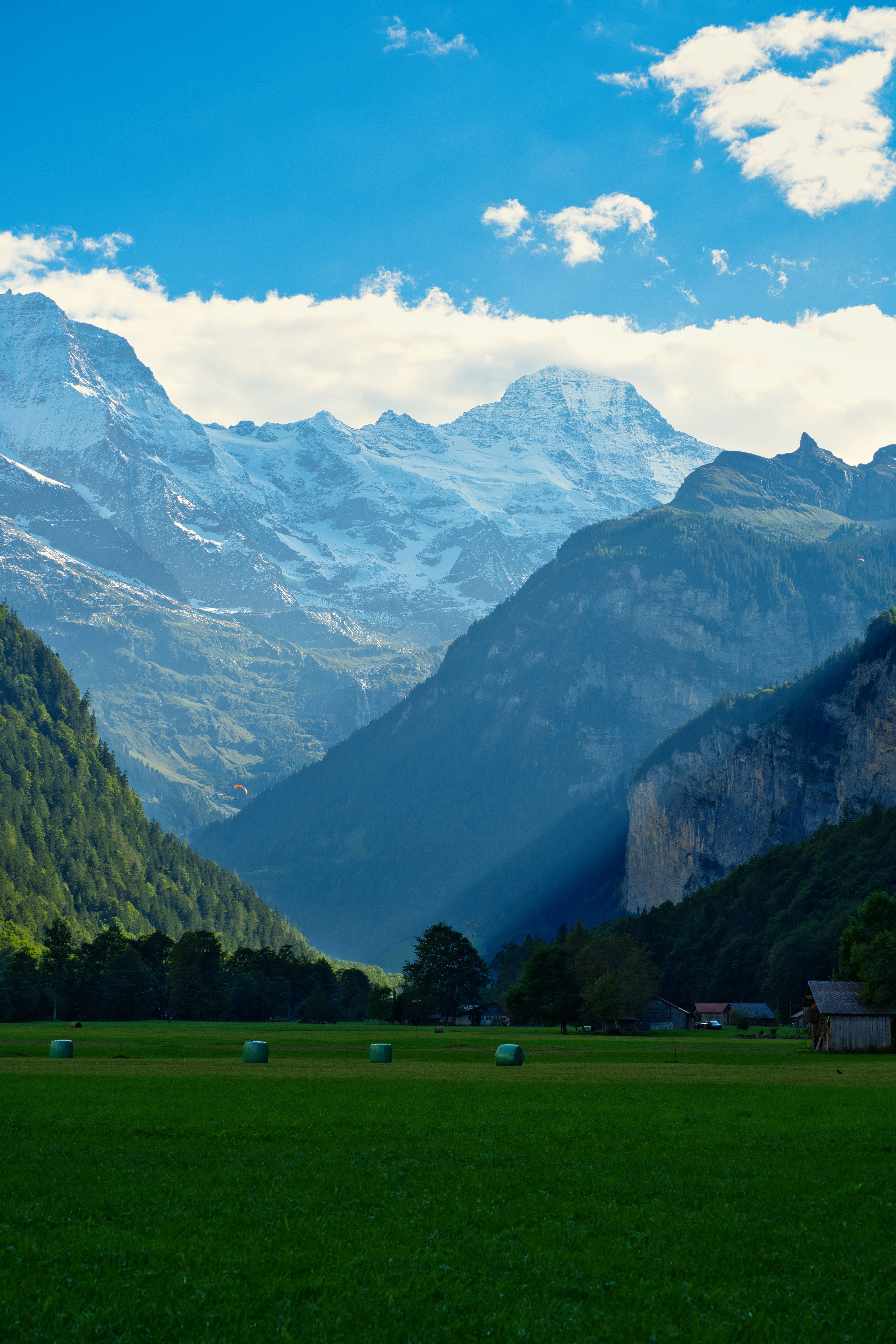 Picturesque Alpine Landscape with Majestic Mountains · Free Stock Photo