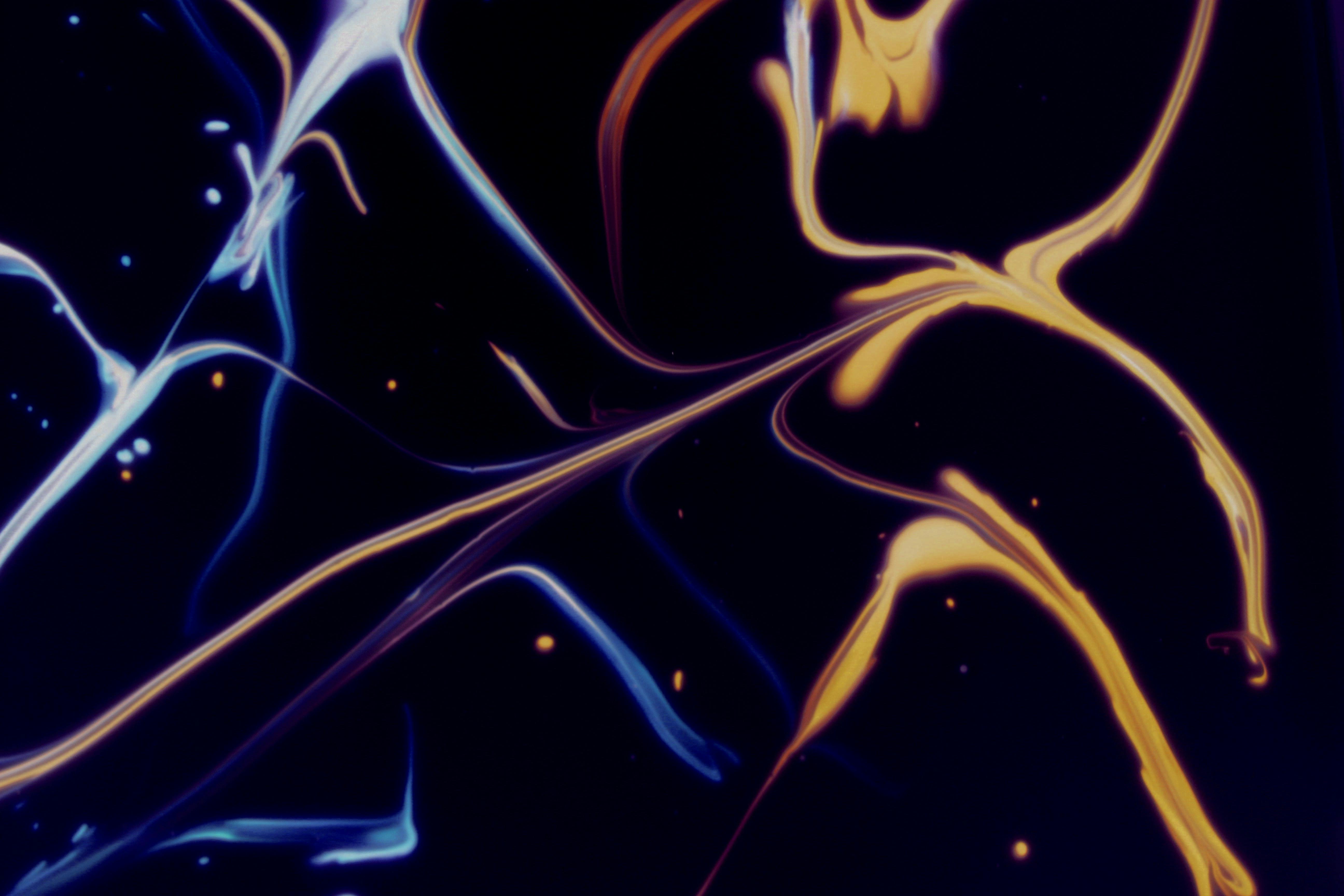 Gratuit Artă Abstractă Fluidă Colorată Cu Modele învolburate Fotografie de stoc