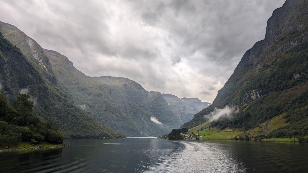 Coolcation destination - dramatic Nordic fjord landscape