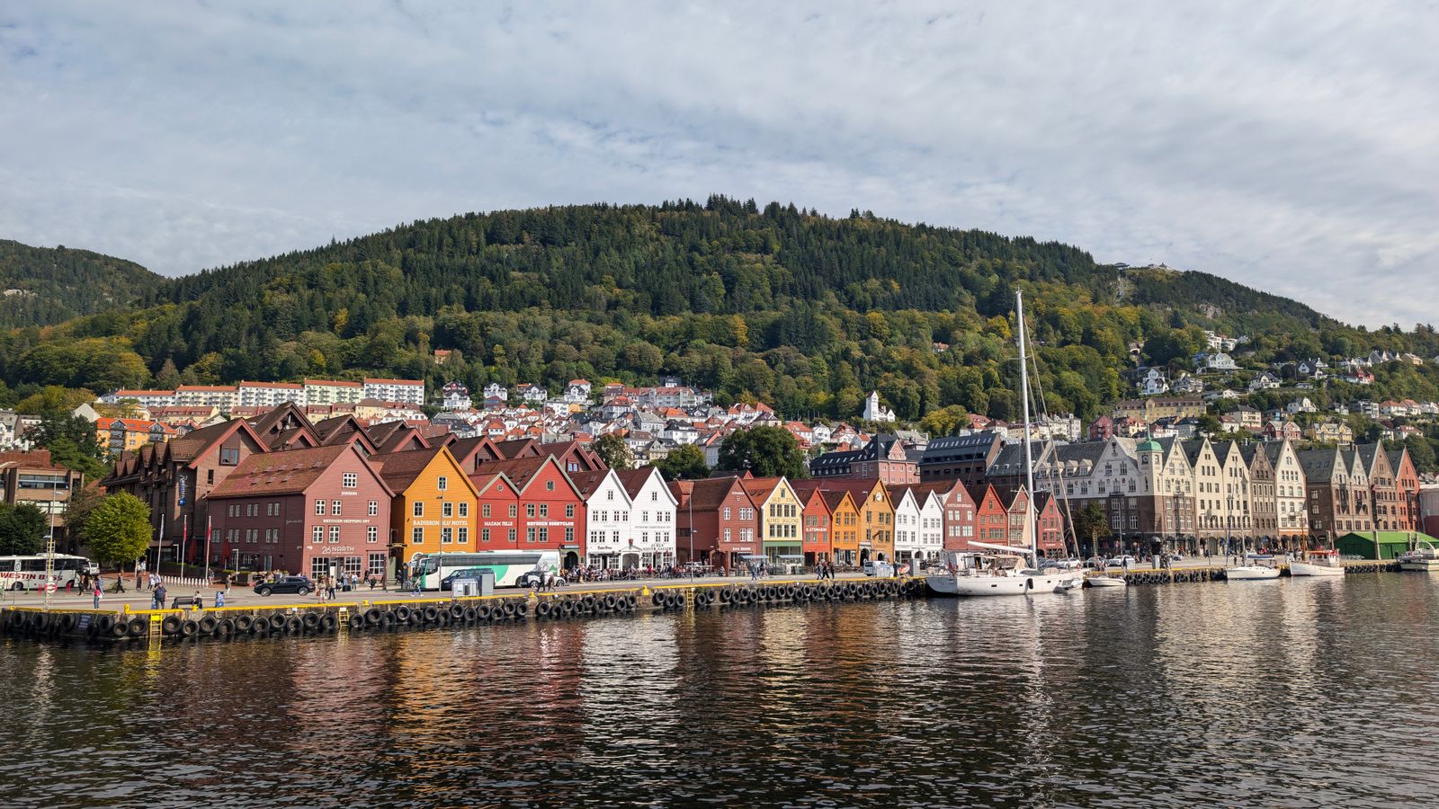 Les façades de Bryggen