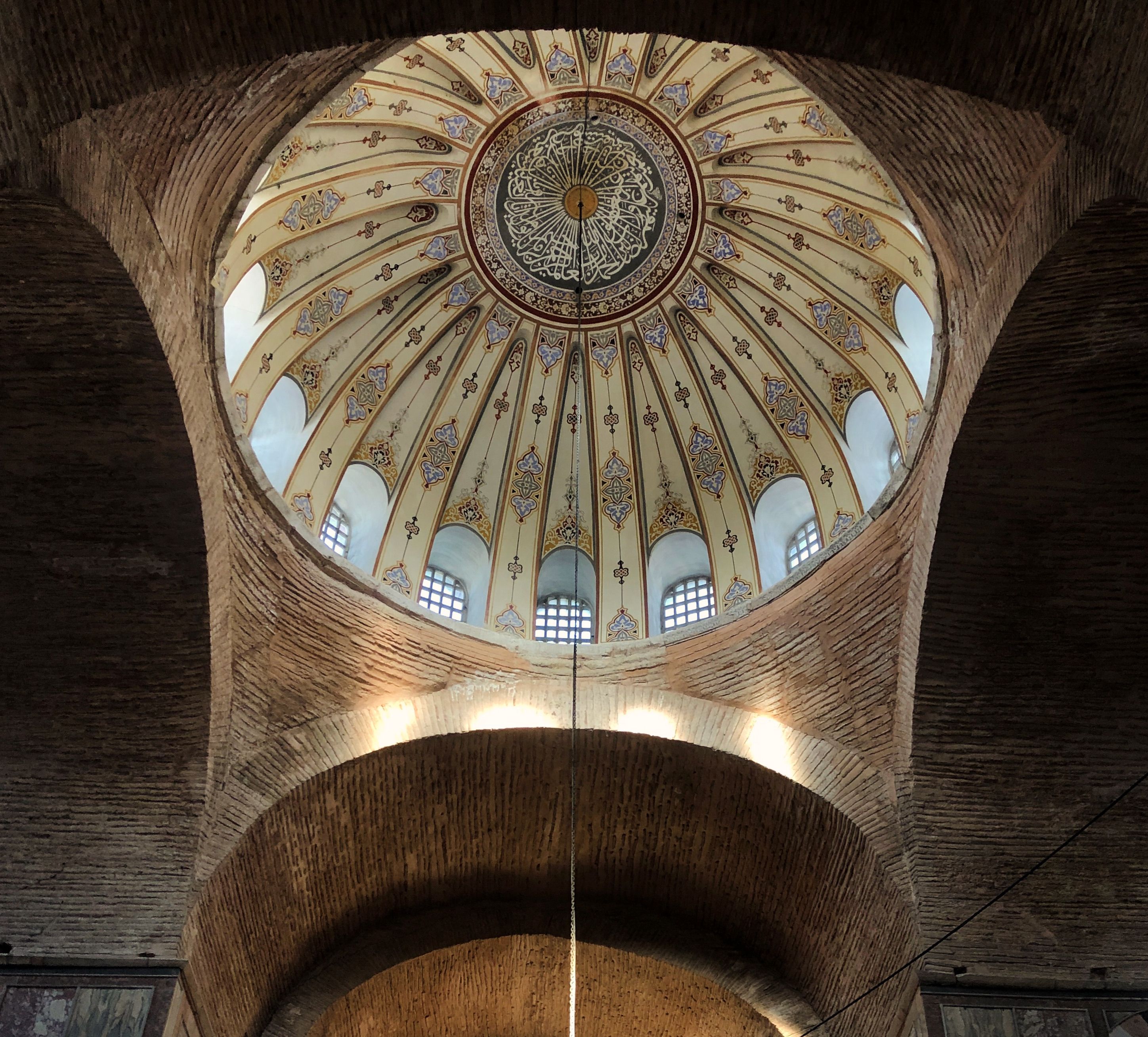 Intricate Dome Architecture with Arabic Calligraphy · Free Stock Photo