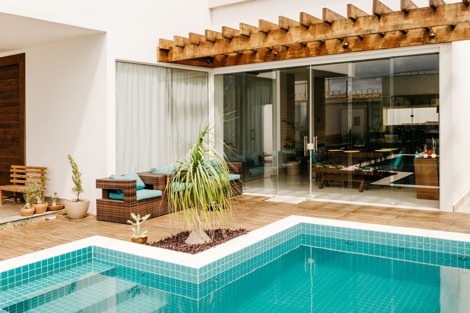 Outdoor pool and terrace