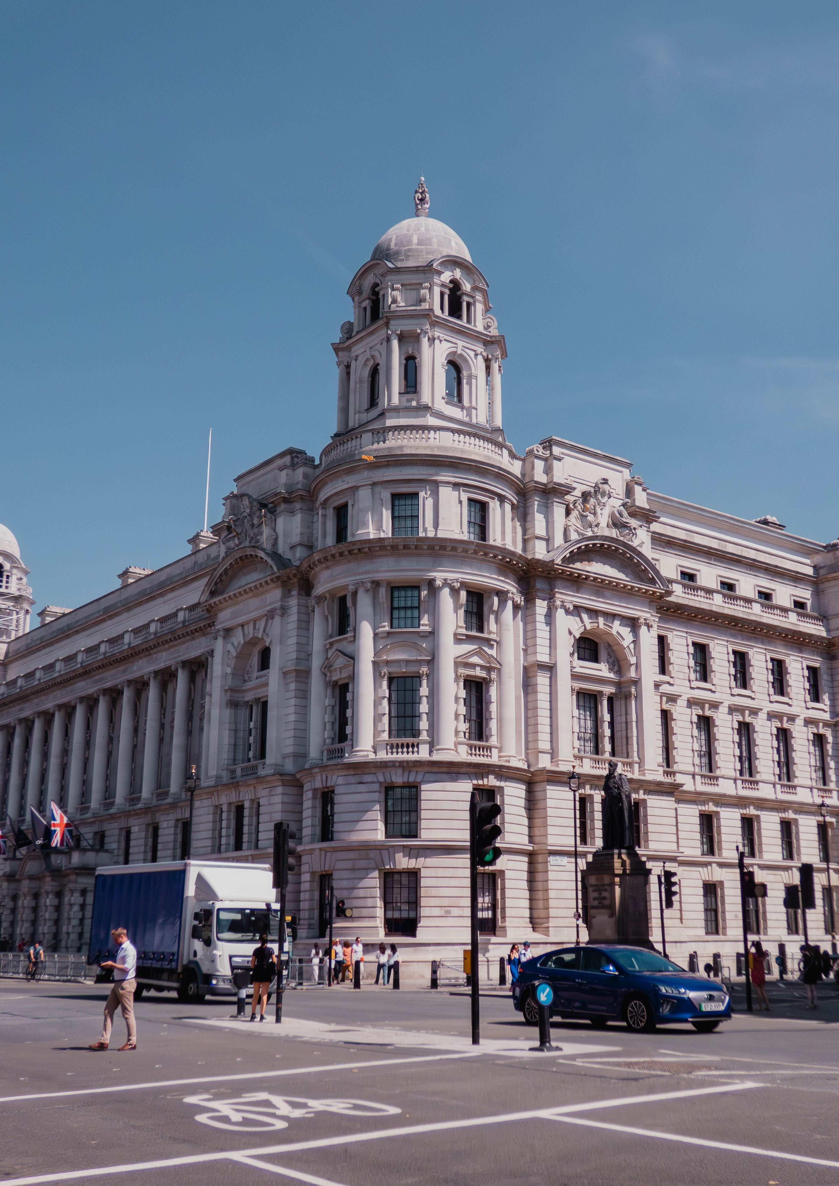 The headquarters of the counter-intelligence agency UK, the Security Service.
