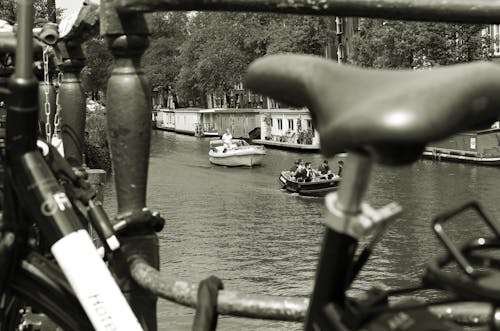 Free stock photo of amsterdam, bike, canal Stock Photo