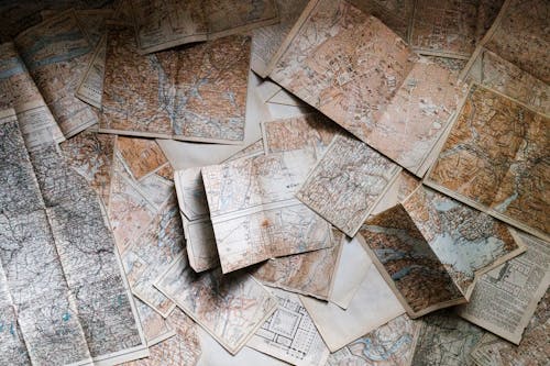 Bezpłatne Różne Fragmenty Mapy Zdjęcie z galerii
