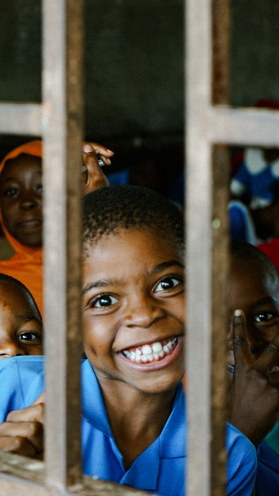 Stock photo of African schoolchildren