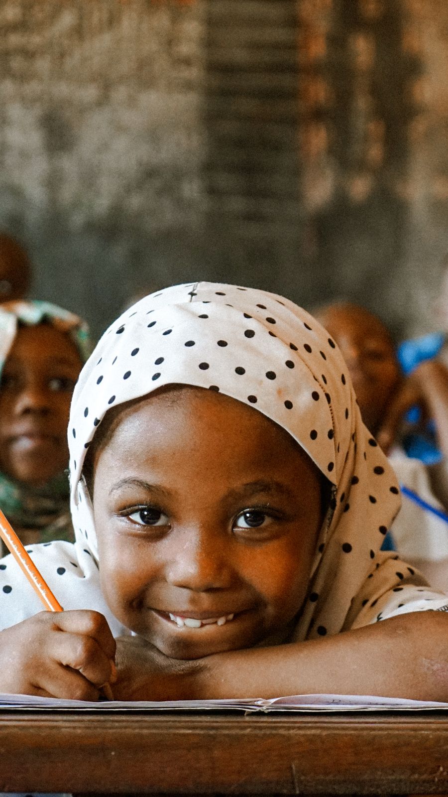 Stock photo of African schoolchildren