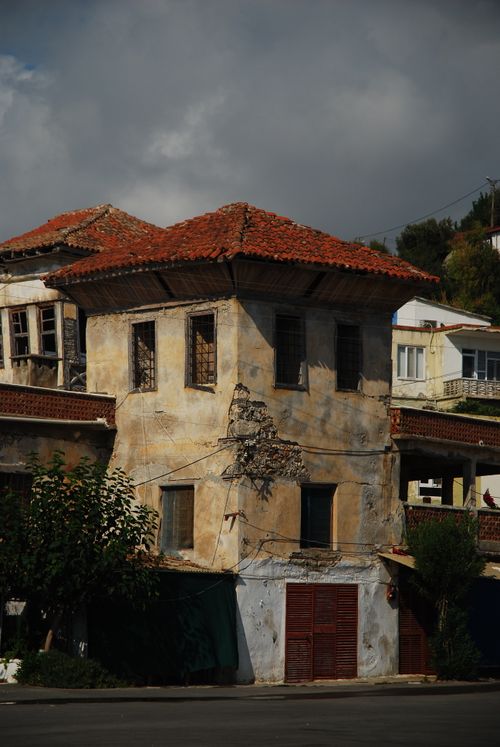Free Charming old building with red roofs in Bozyazı, Mersin. Rustic and nostalgic charm. Stock Photo