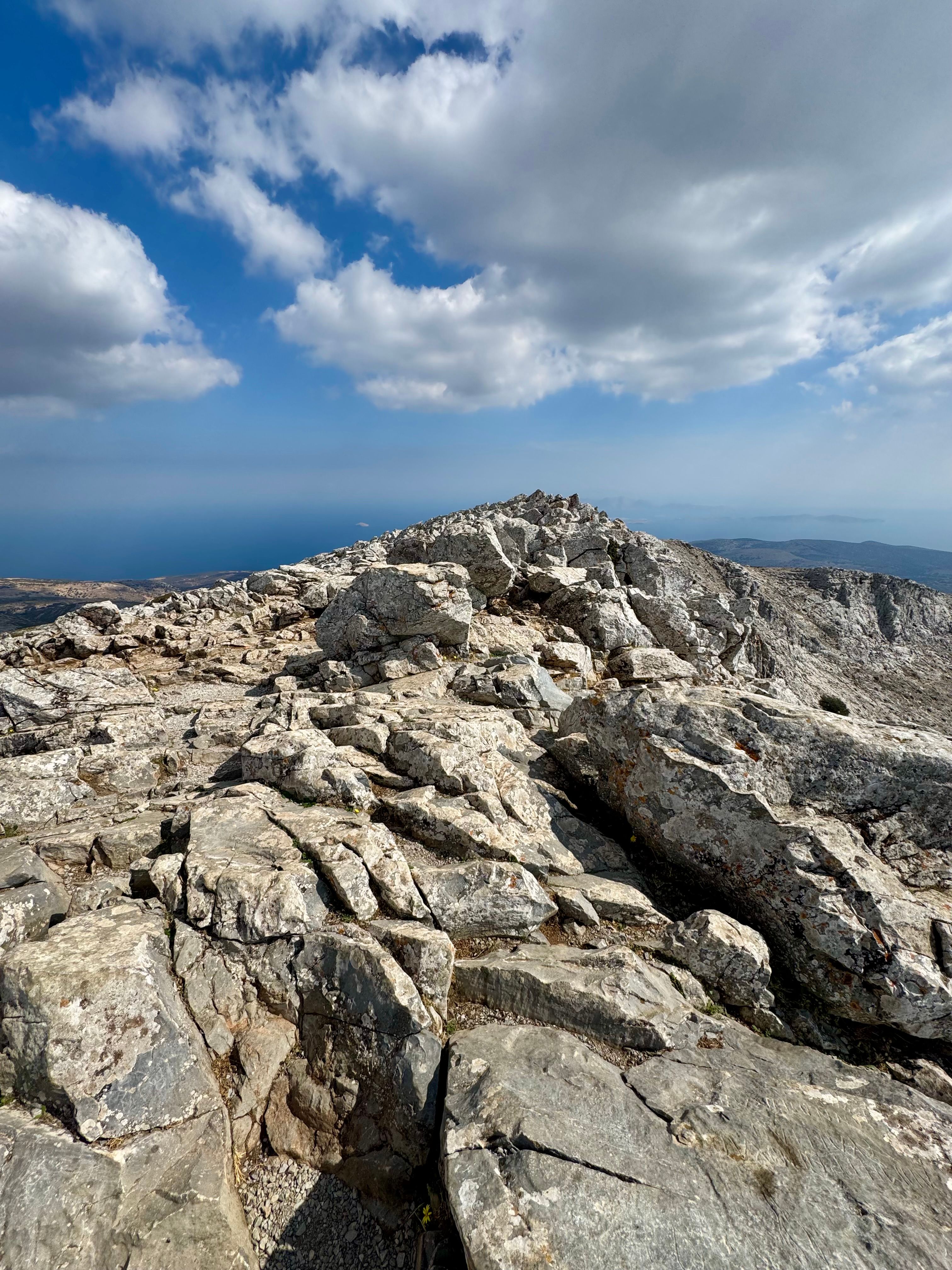 Rugged Mountain Peak Under Blue Sky · Free Stock Photo