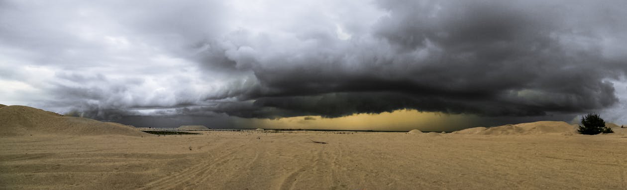 Imagine de stoc gratuită din deșert, fundal monitor dual, furtunos