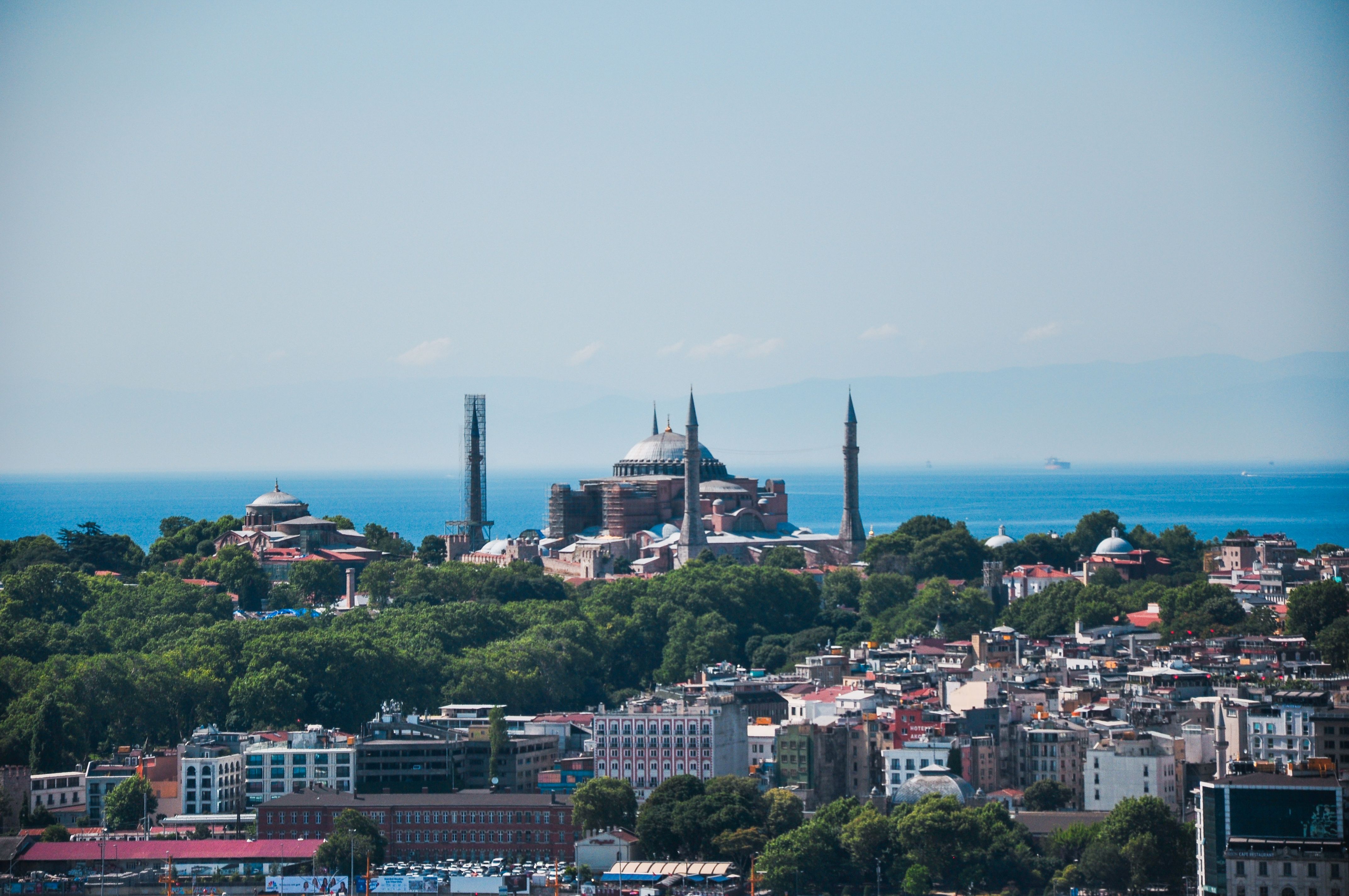 Vista aérea de Santa Sofía, en Estambul