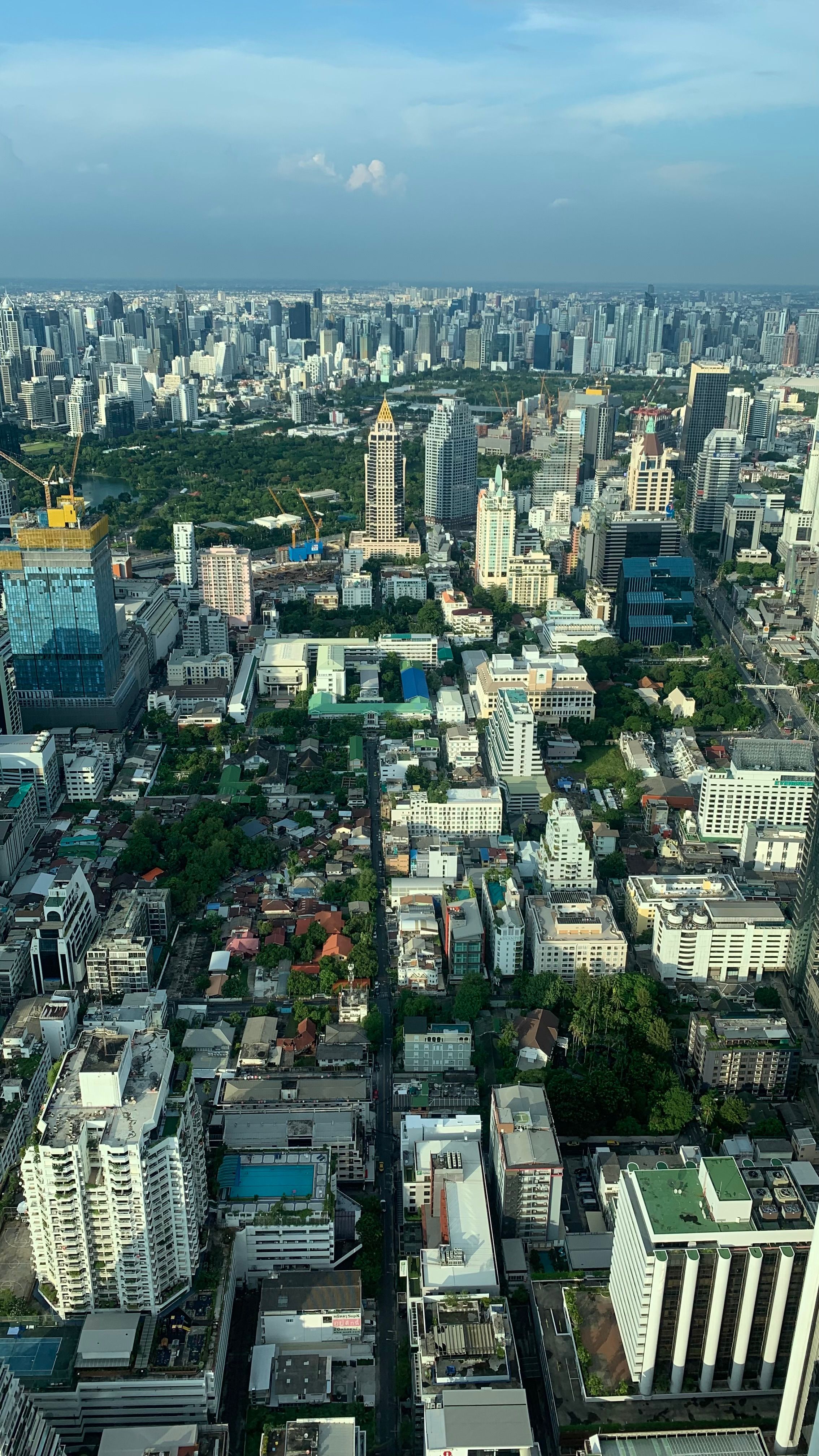 Aerial View of Bangkok Cityscape on a Sunny Day · Free Stock Photo