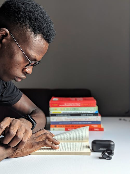 Man Reading Book