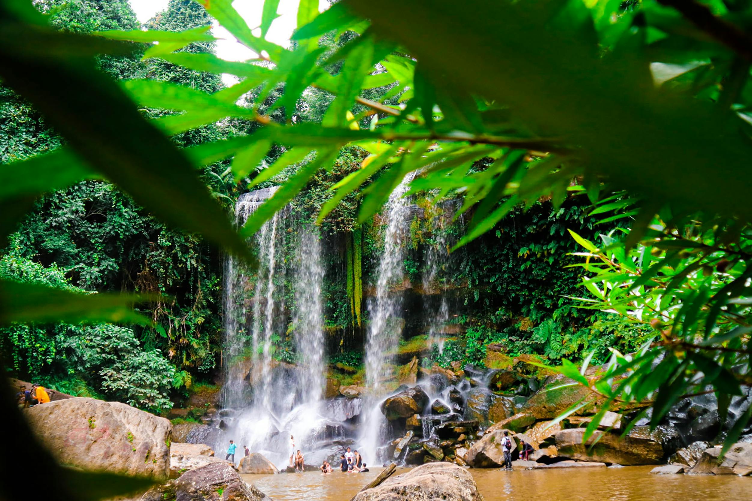 Water fall in Kulen mountains, Siem Reap