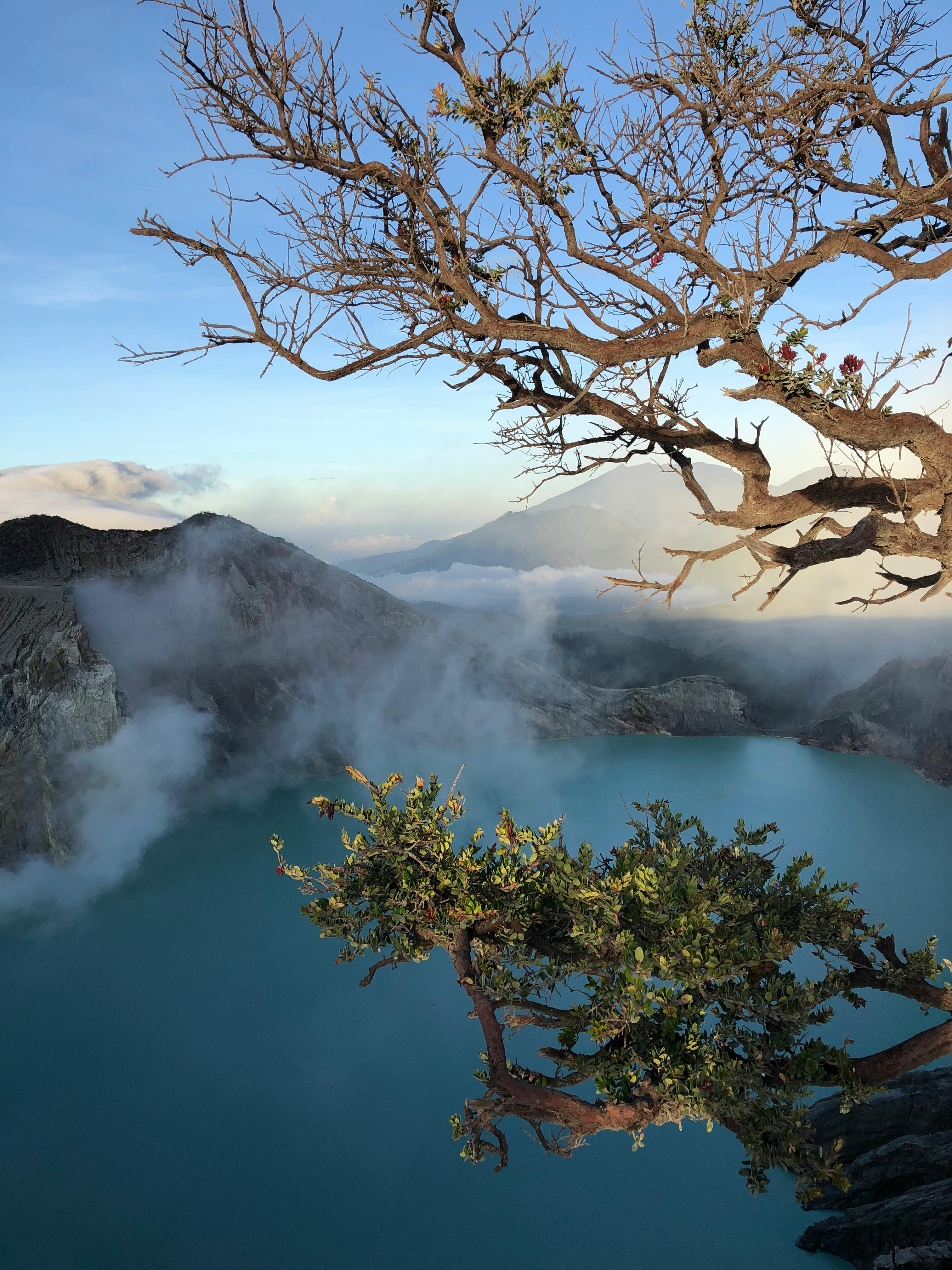 lake near mountains