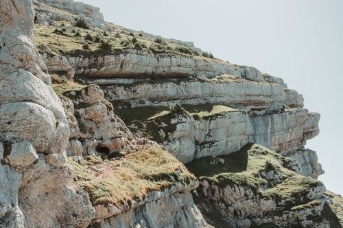 Free Explore the stunning rocky cliffs of Crolles, Auvergne-Rhône-Alpes, perfect for adventure seekers. Stock Photo