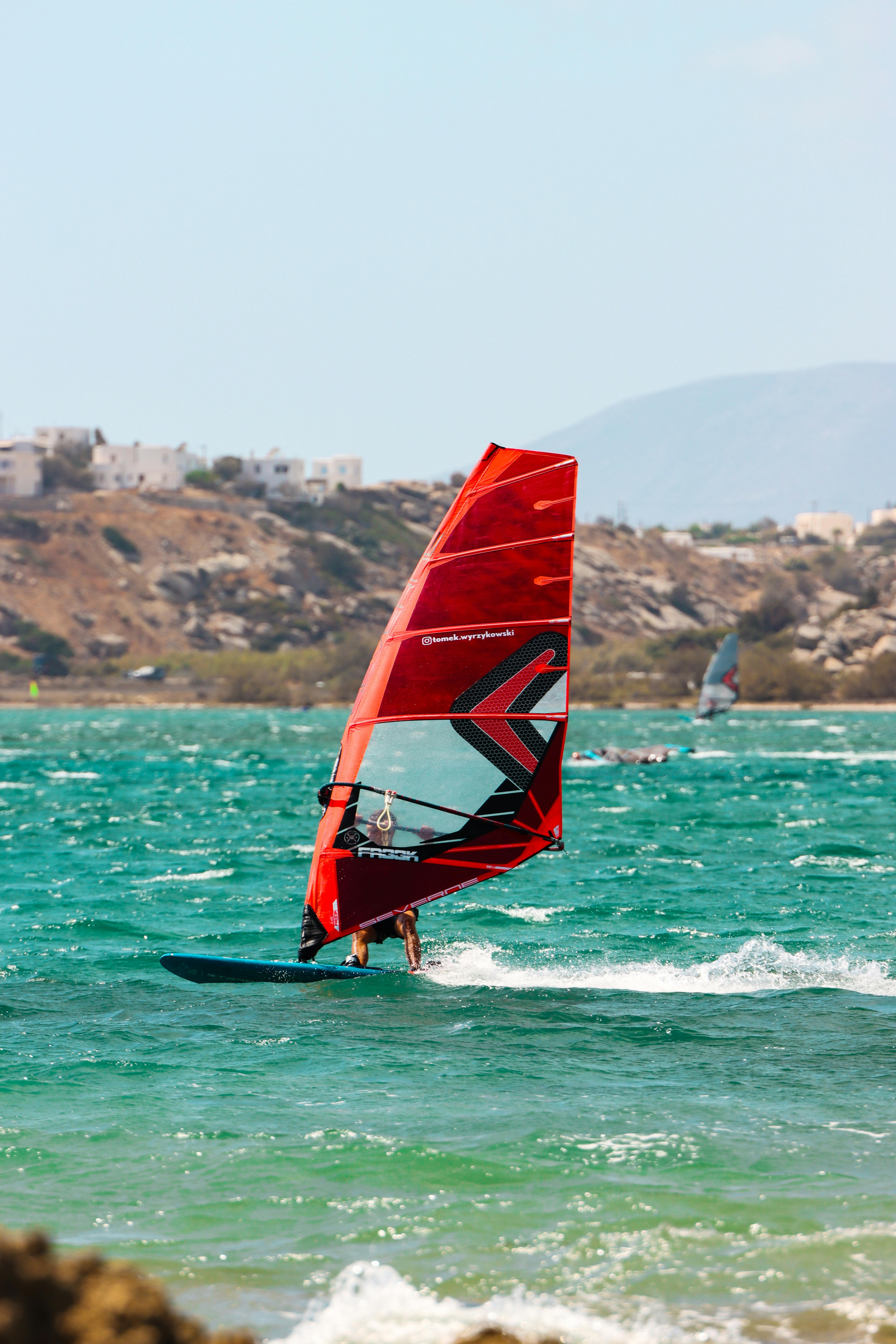 exciting windsurfing in naxos greece