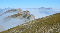 Misty Mountain Peaks in Gresse-en-Vercors