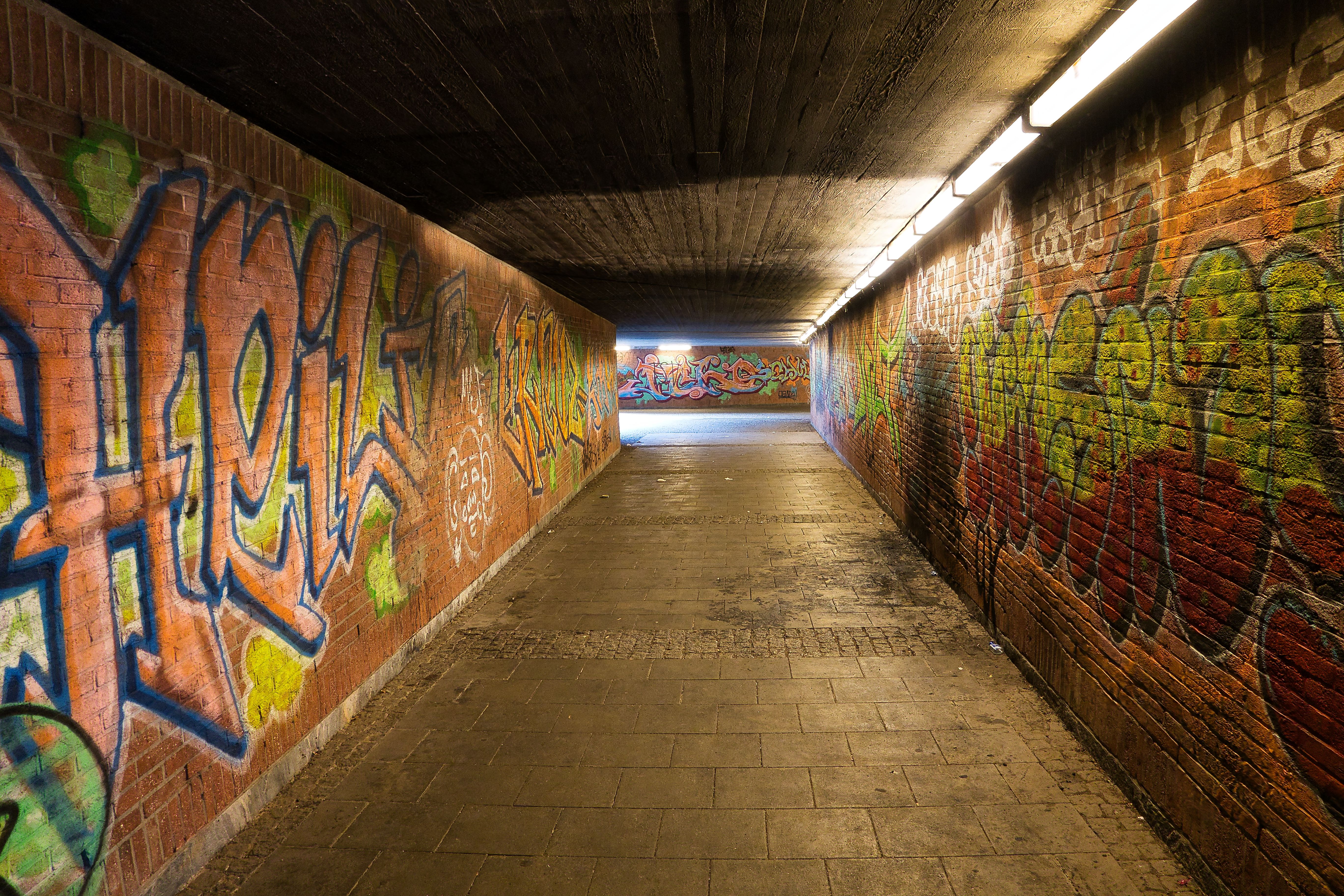 Colorful Graffiti Tunnel in Munich, Germany · Free Stock Photo