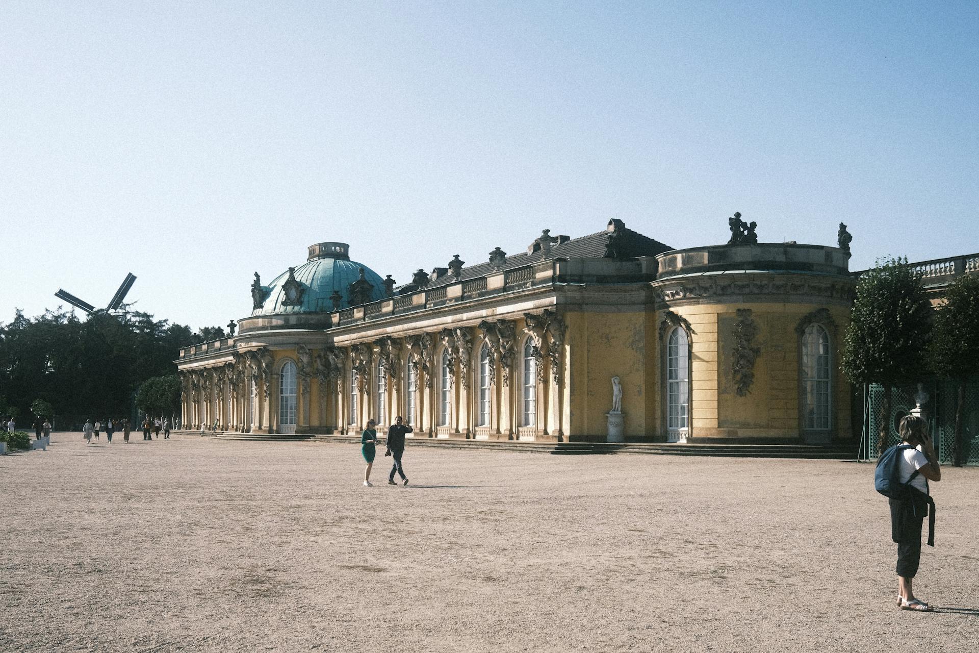 Historic Sanssouci Palace in Potsdam